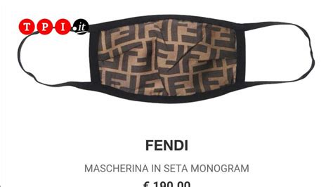 luisaviaroma fendi mascherina|Coronavirus: Fendi vende una mascherina griffata già sold out.